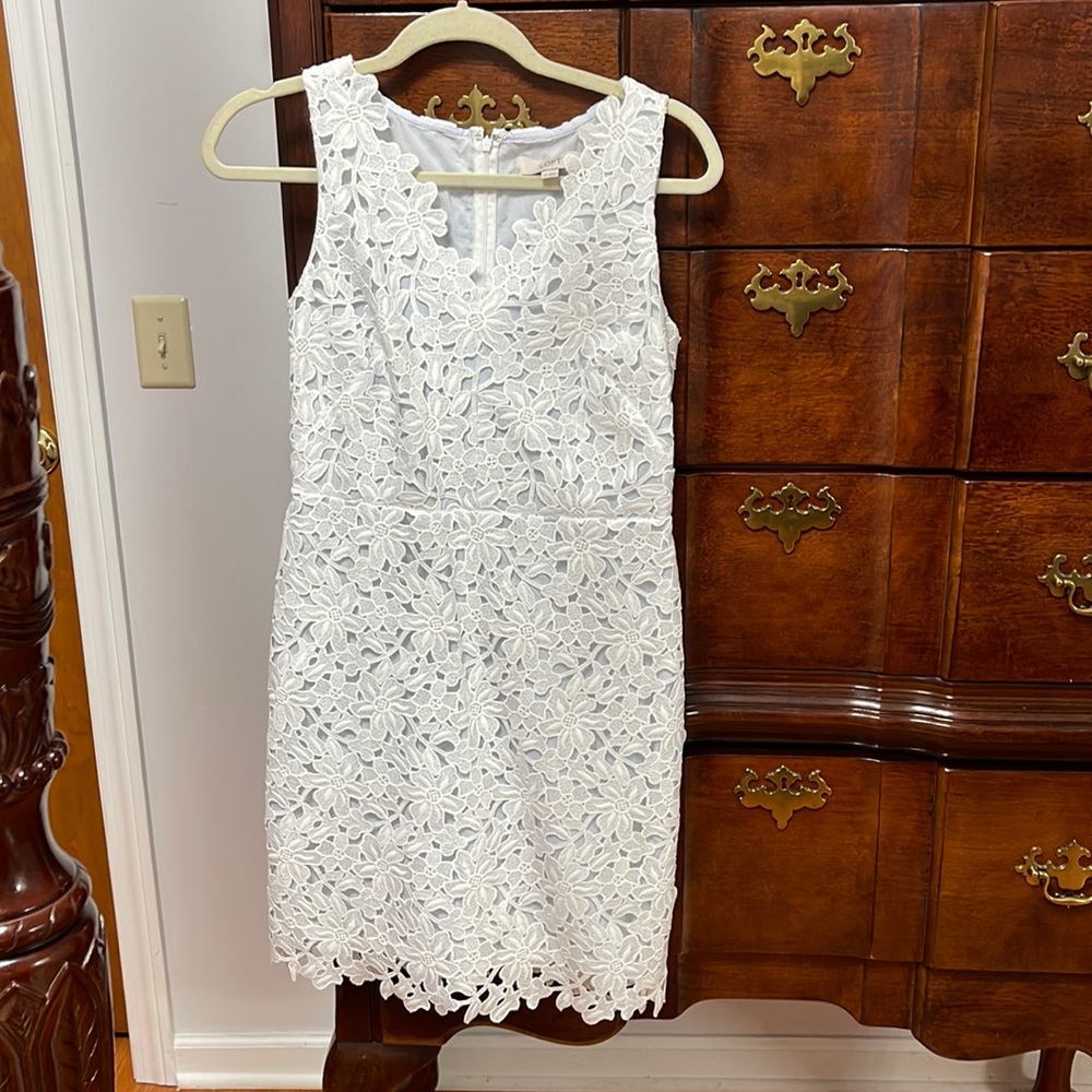 Loft dress 4p lace dress